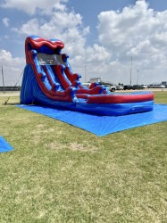 20 ft Dual Lane Rapid Wave Slide